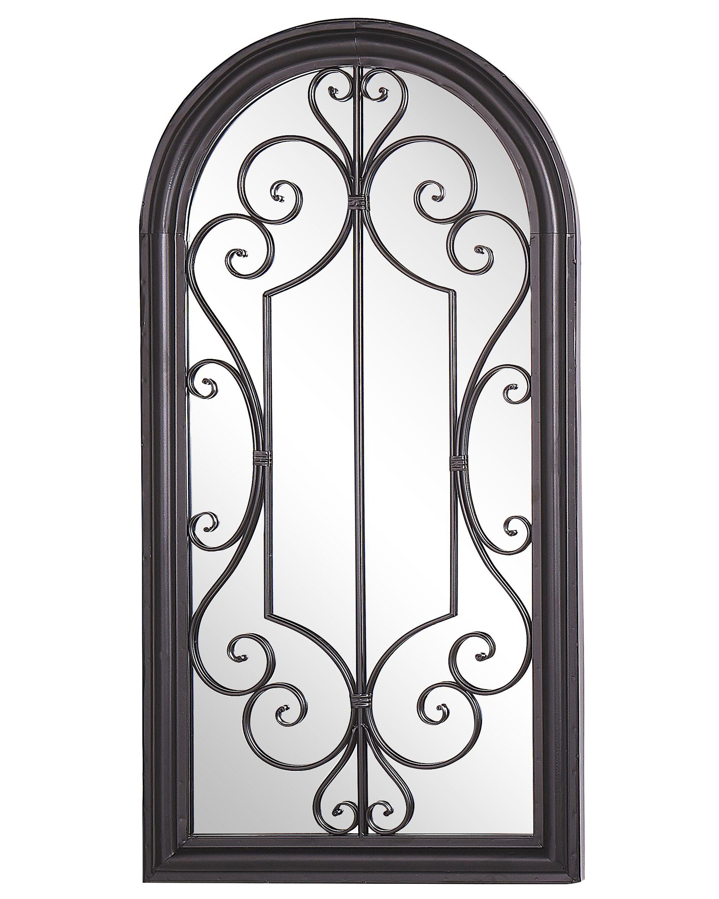Wall Mirror CAMPEL 49 cm 97 cm Metal Black