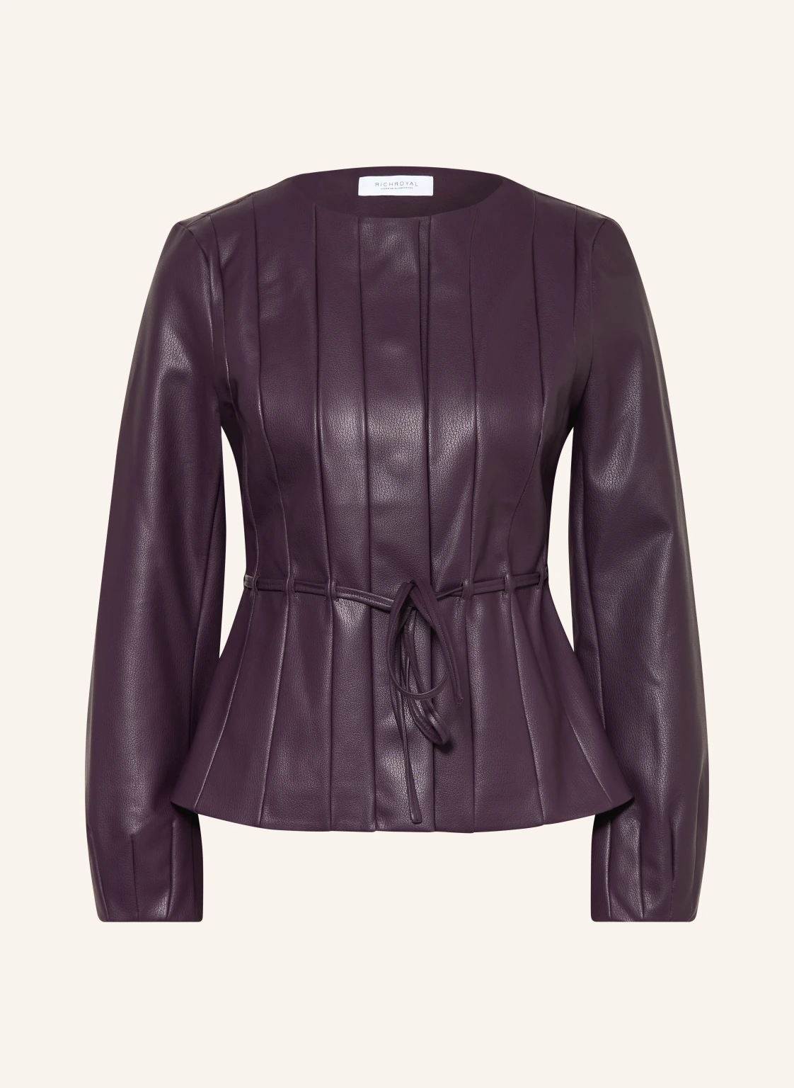 Rich & Royal Jacke in Lederoptik