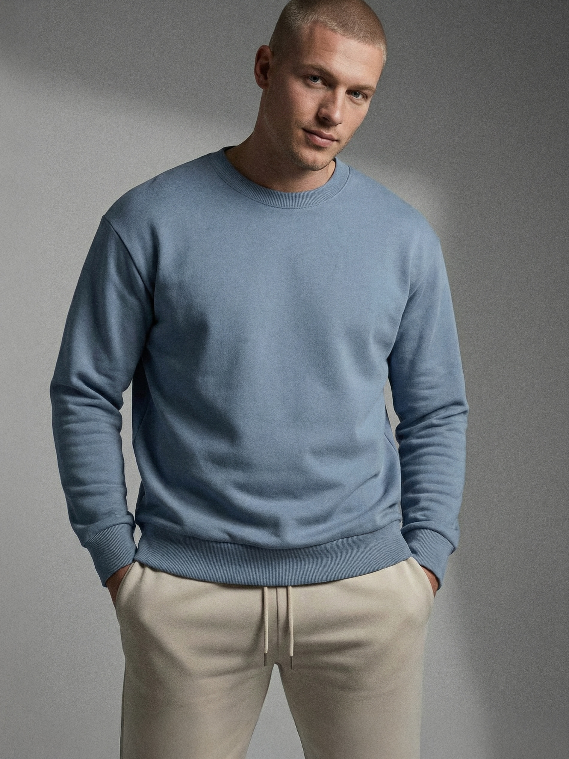 Bluza crewneck basic