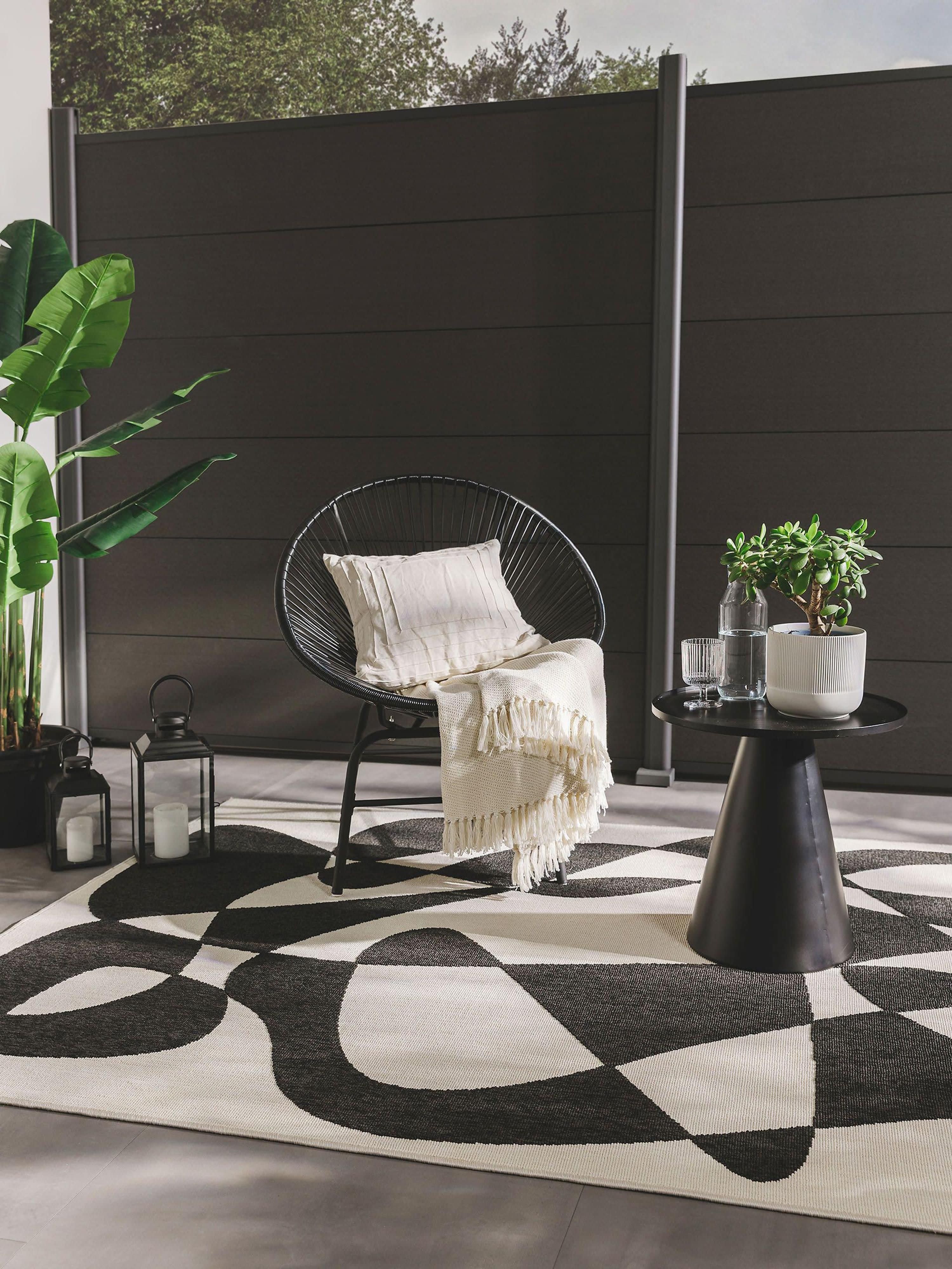 Indoor & Outdoor-Kurzflor-Teppich Taro