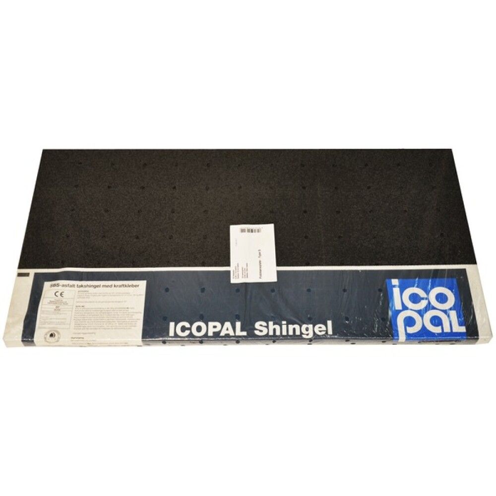 MØNEPLATE ICOPAL SKIFER VALDRES 10 M KULLSORT