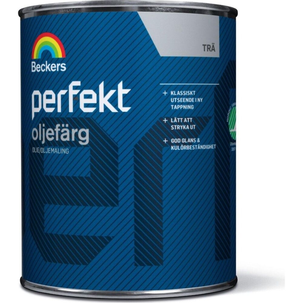 OLJEMALING BECKERS PERFEKT 1L HVIT