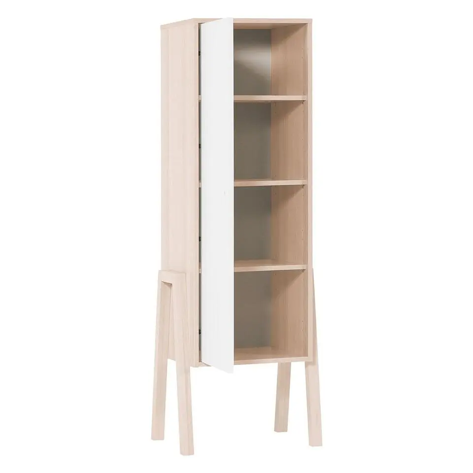 CALICOSY - SPOT Kast met 1 deur - Wit - 40x50x150 cm