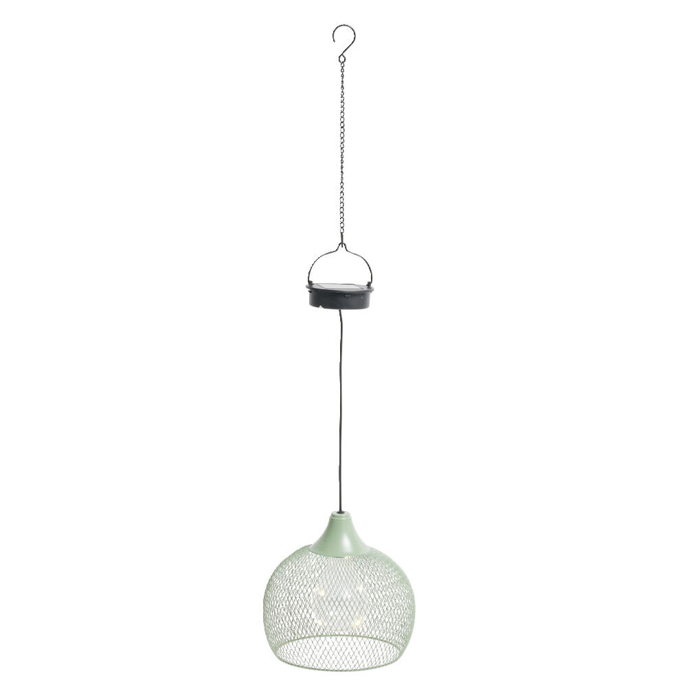 Lampe solaire 5LED à suspendre en métal Ø18,5xH70cm