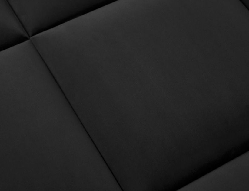 Wandkissen Samt Schwarz 60x30 cm
