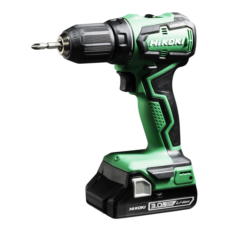 Perceuse visseuse sur batterie D18BDDWQZ 2 x 3 Ah 18 V HIKOKI
