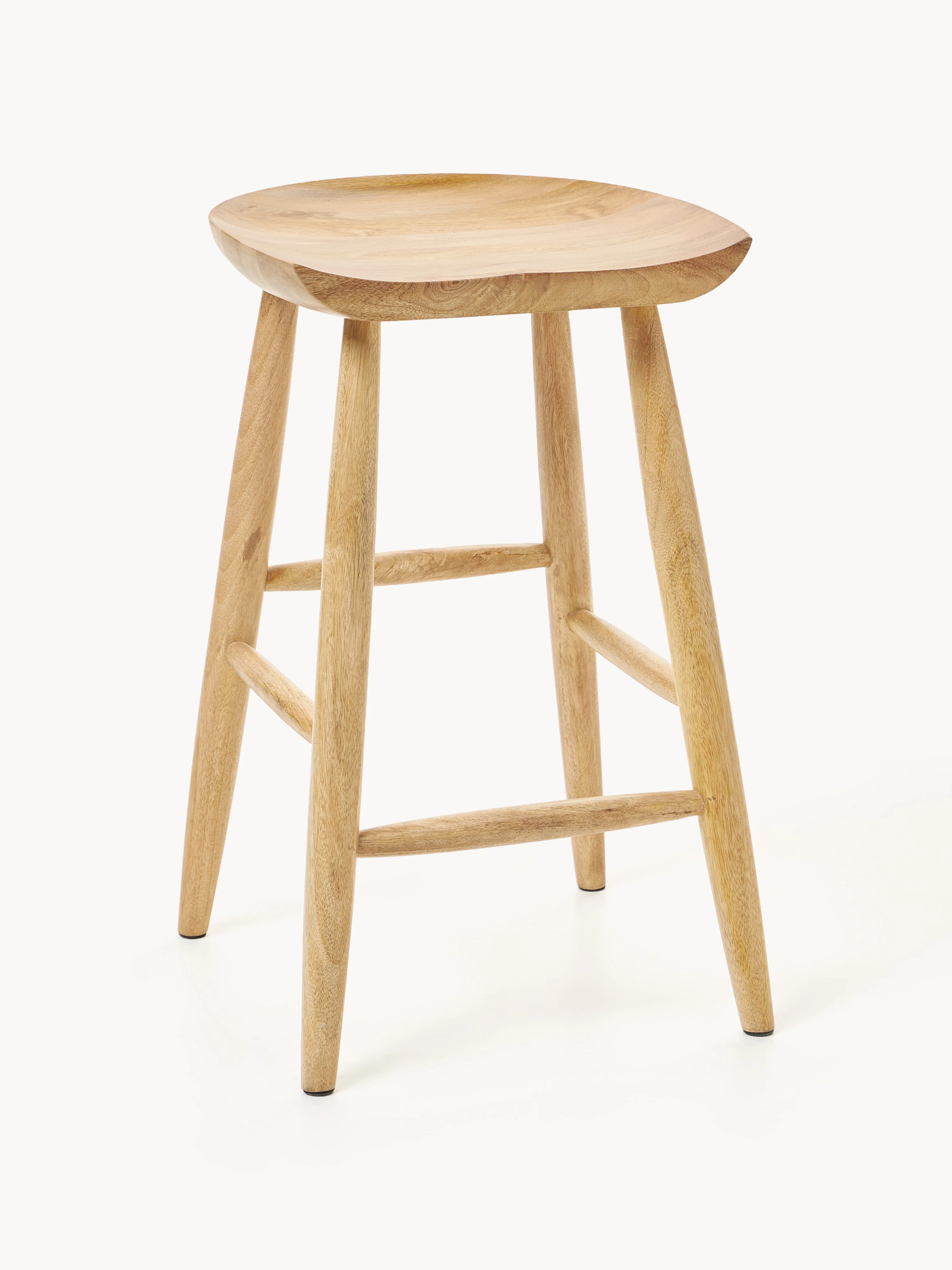Thekenhocker Nino aus Mangoholz