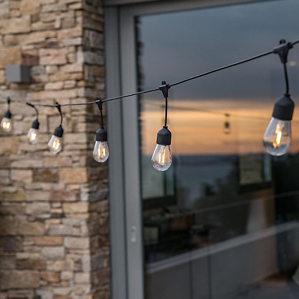 Guirlande solaire 10 ampoules MAFY SOLAR Noir Plastique 6.5M