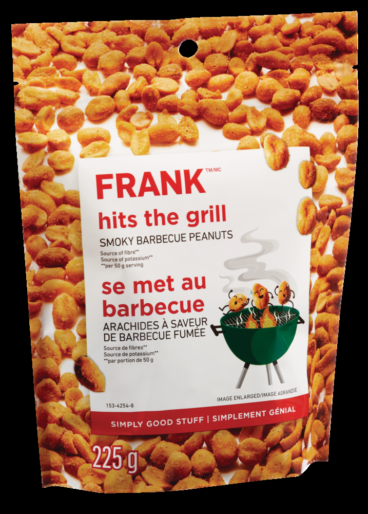FRANK Smoky Barbecue Peanuts, 225-g