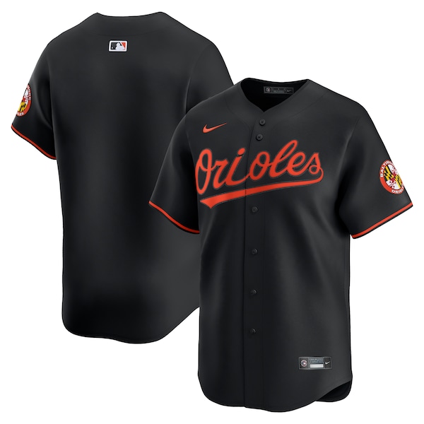 Baltimore Orioles Nike Alternate Limited Jersey - Black/White