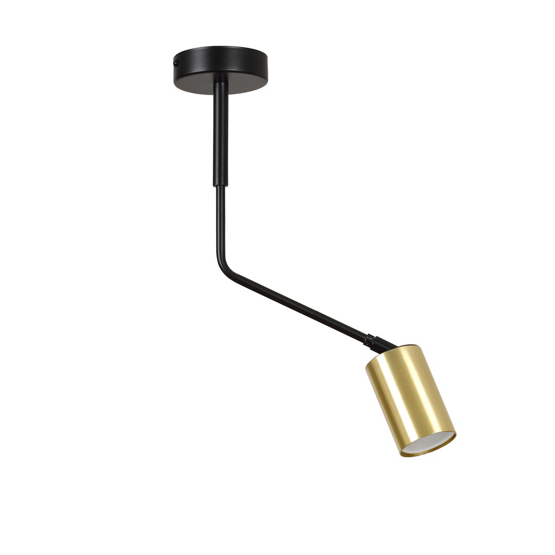 Lampa Sufitowa Verno 1 Black Regulowane Reflektory