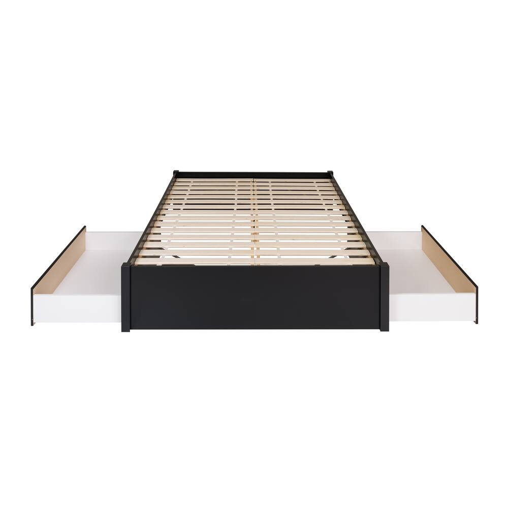 Prepac 2-Drawer 4-Post Platform Queen Bed
