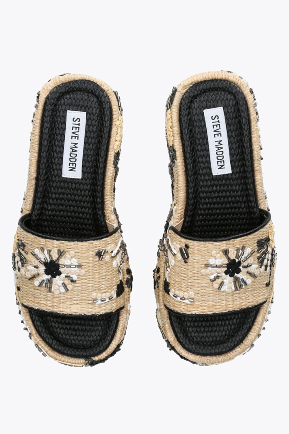 STEVE MADDEN Decor Black Beige' Sandals