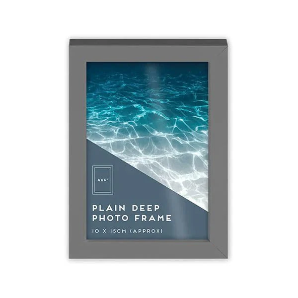 Plain Deep Frame 10*15CM Grey
