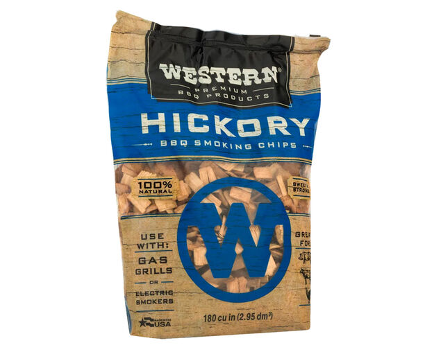 Western Premium Smoking Wood Chips - Hickory