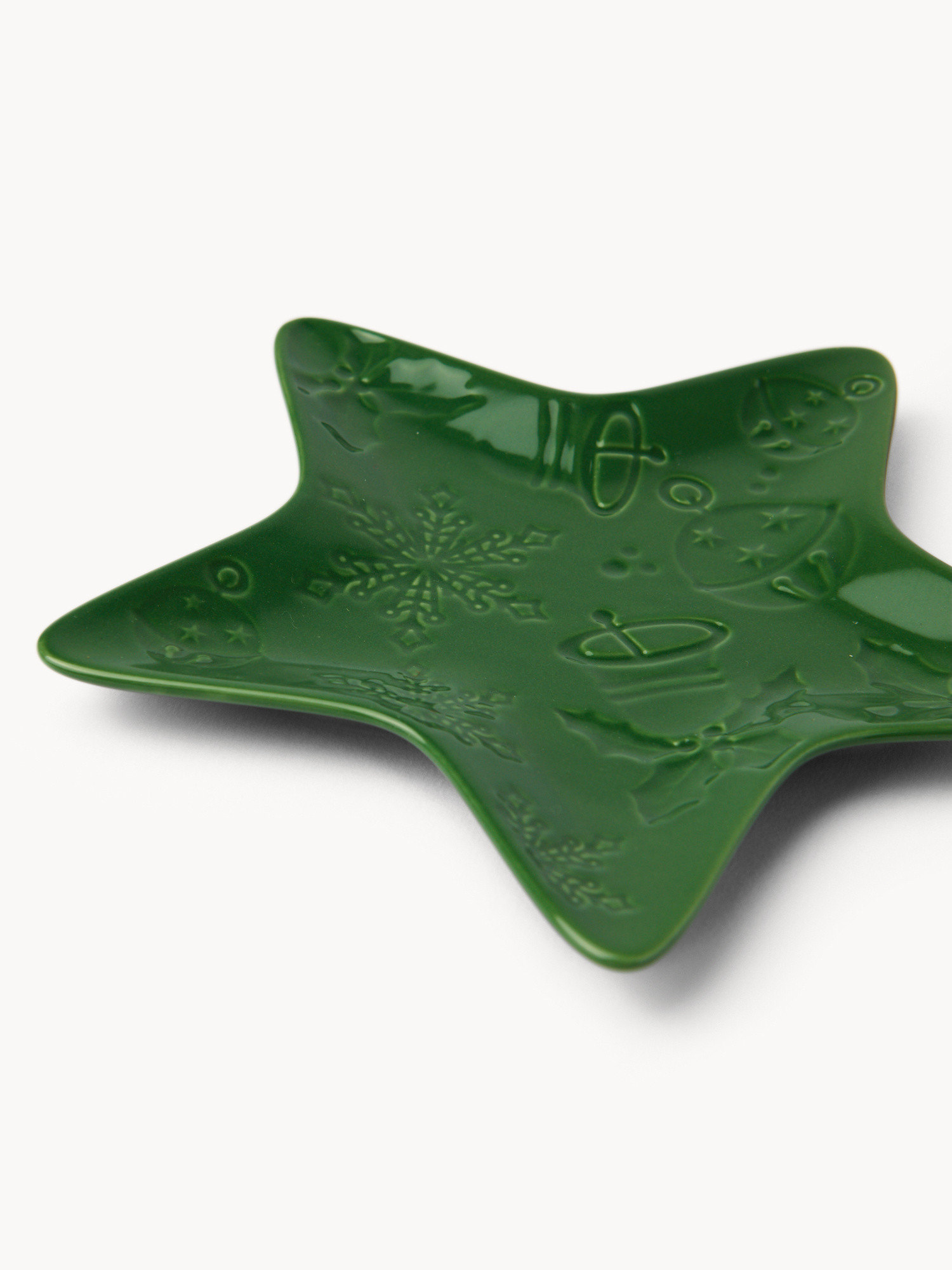 Piattino in porcellana a stella