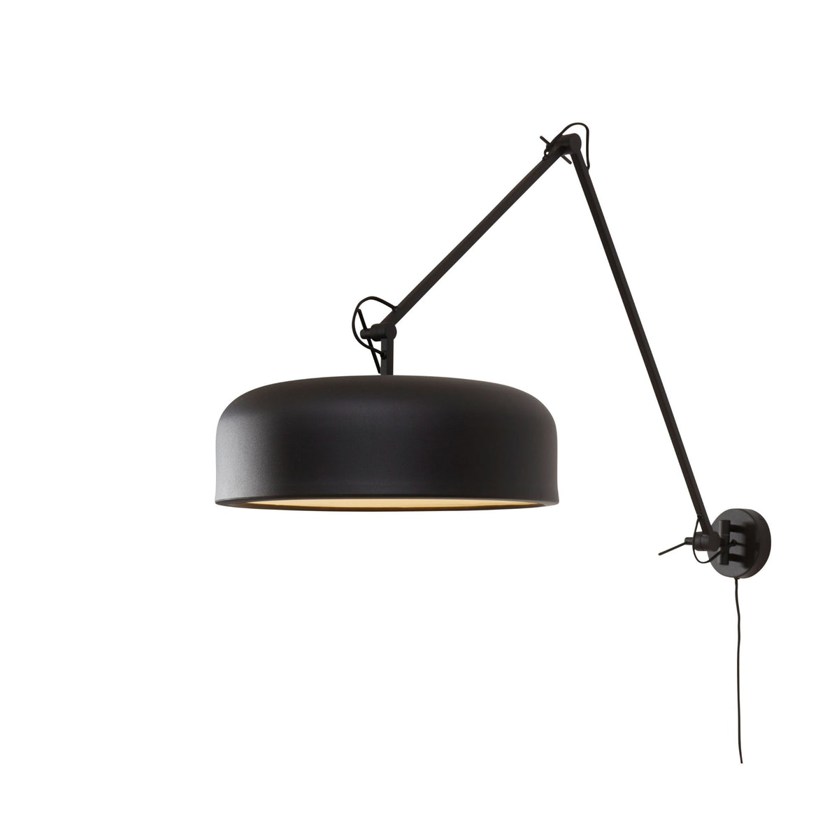 it's about RoMi wandlamp Marseille - zwart - Ø48cm