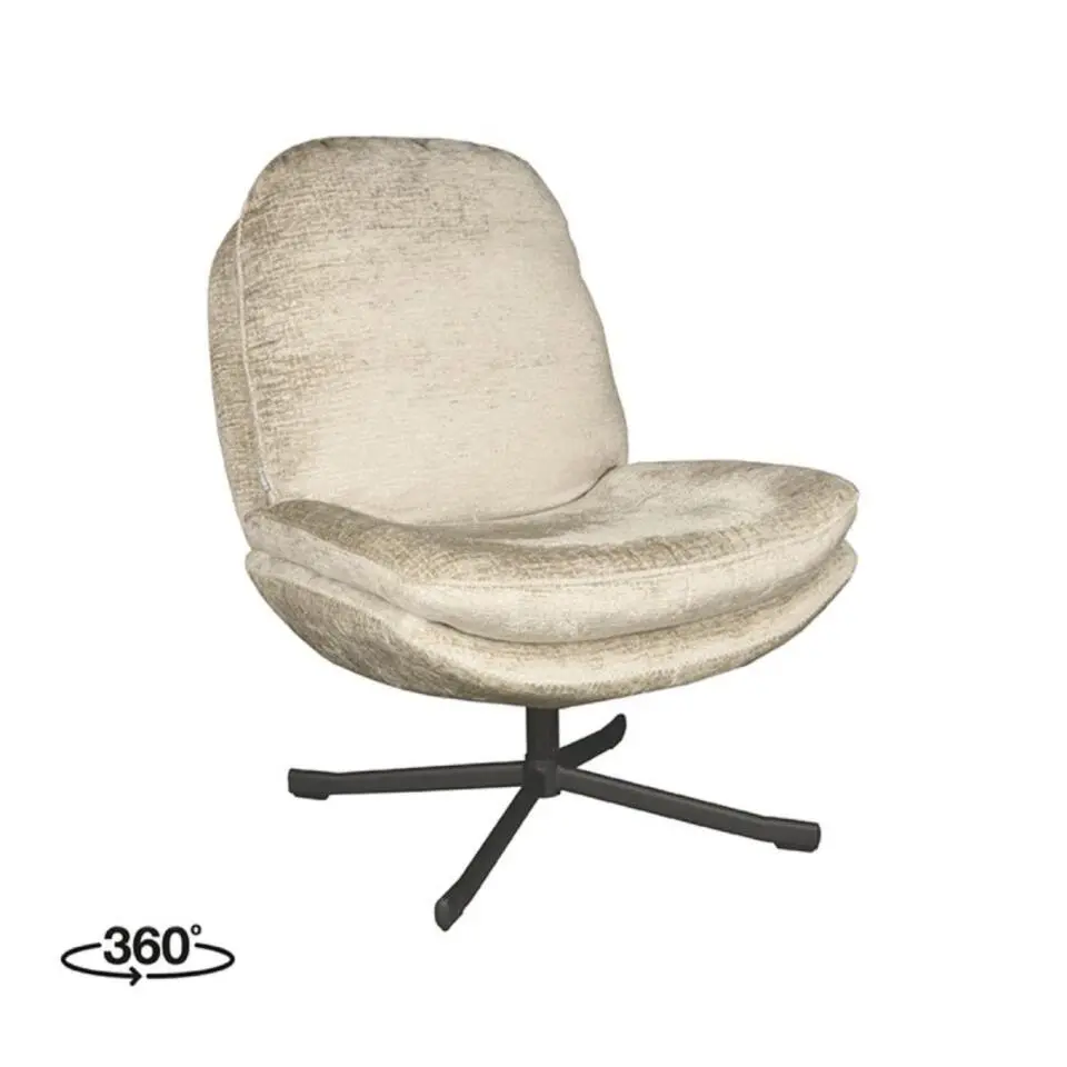 LABEL51 Fauteuil No?l - Zand - Stof