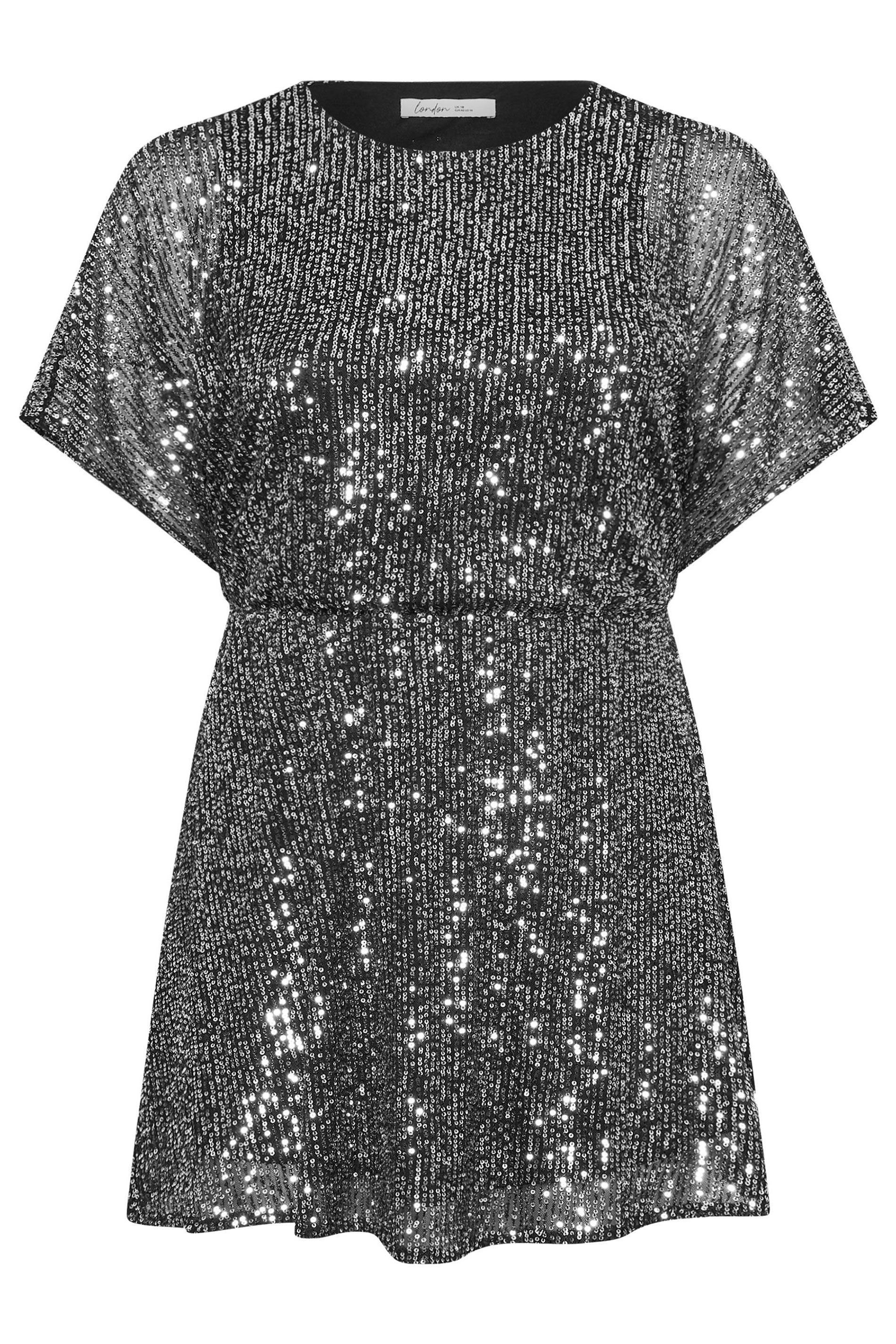 Yours Peplum Sequin Top