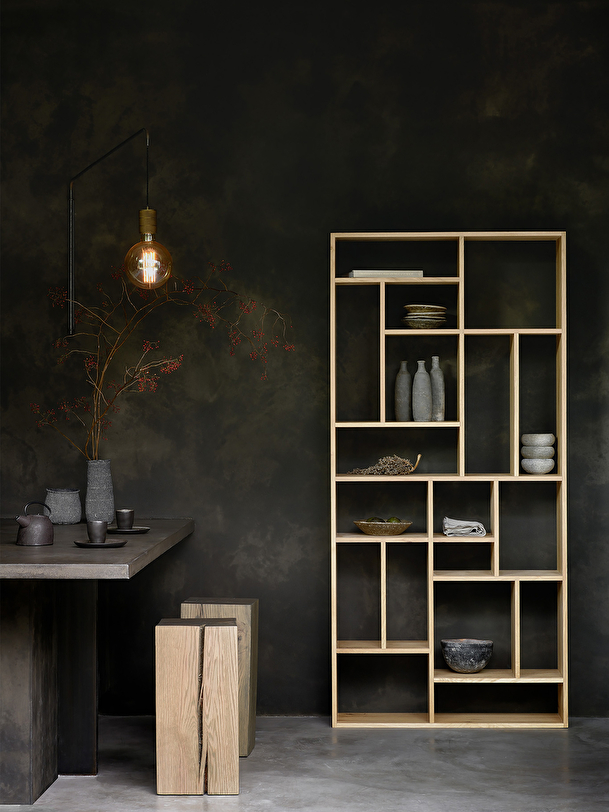 Etagere m rack medium - ethnicraft chene clair