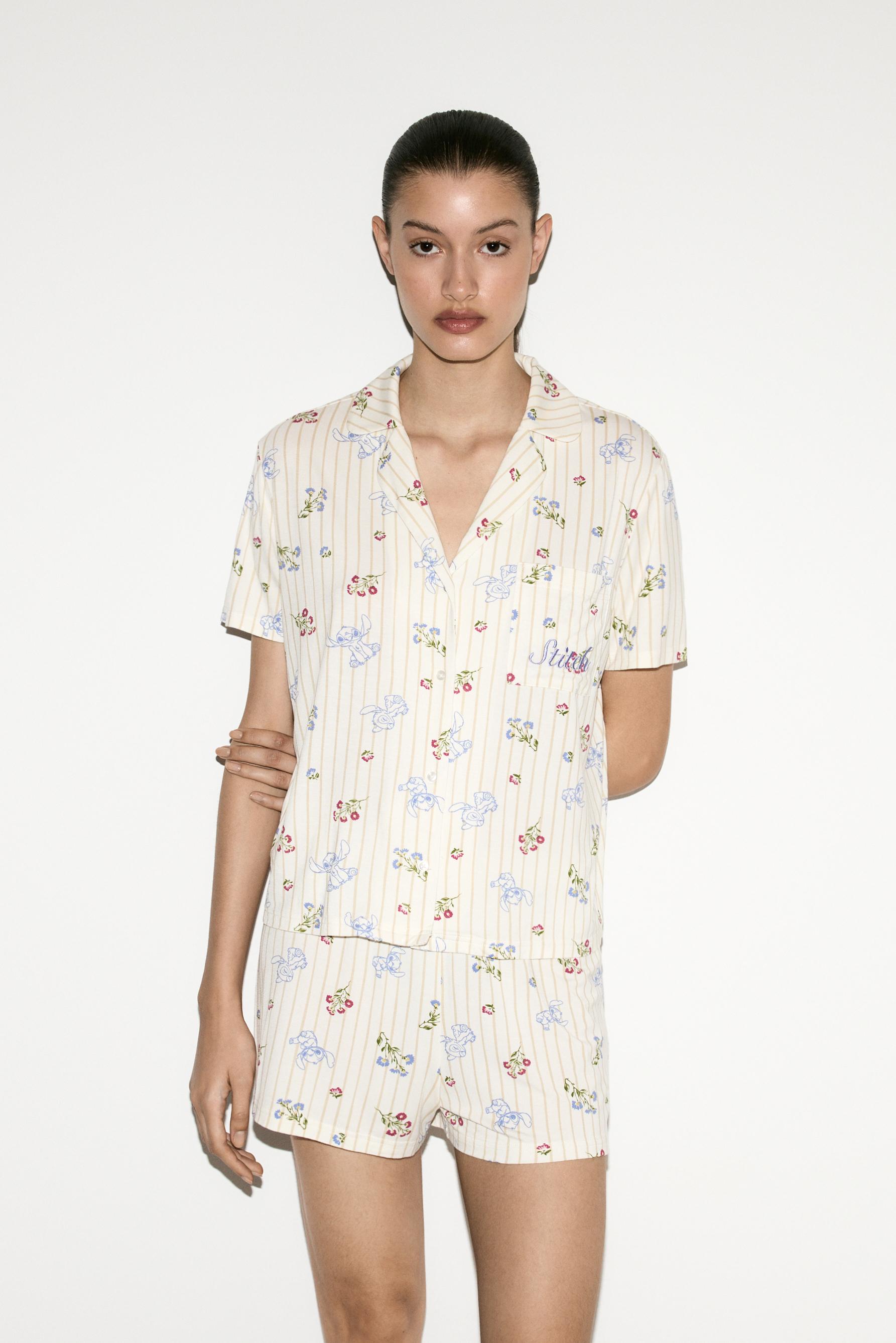 Pijama camisero corto  Stitch ©Disney