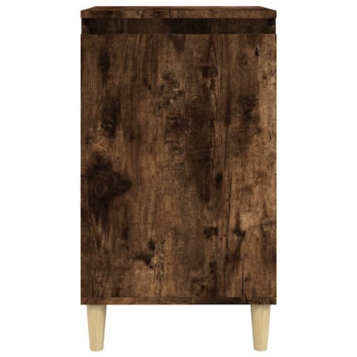 NNEVL Bedside Cabinets 2 pcs Smoked Oak 40x35x70 cm Engineered Wood
