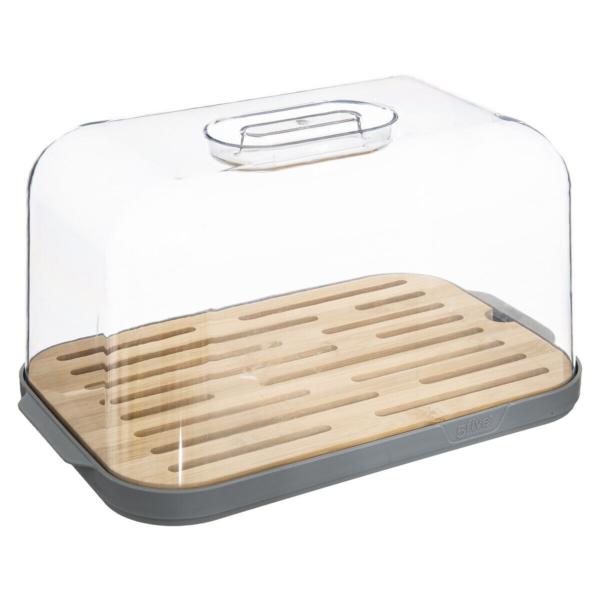 Caixa para pão com tampa transparente