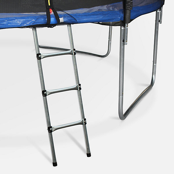 Pack accessoires pour trampoline D. 460cm Neptune - échelle. bâche de protection. filet de rangement pour chaussures et kit