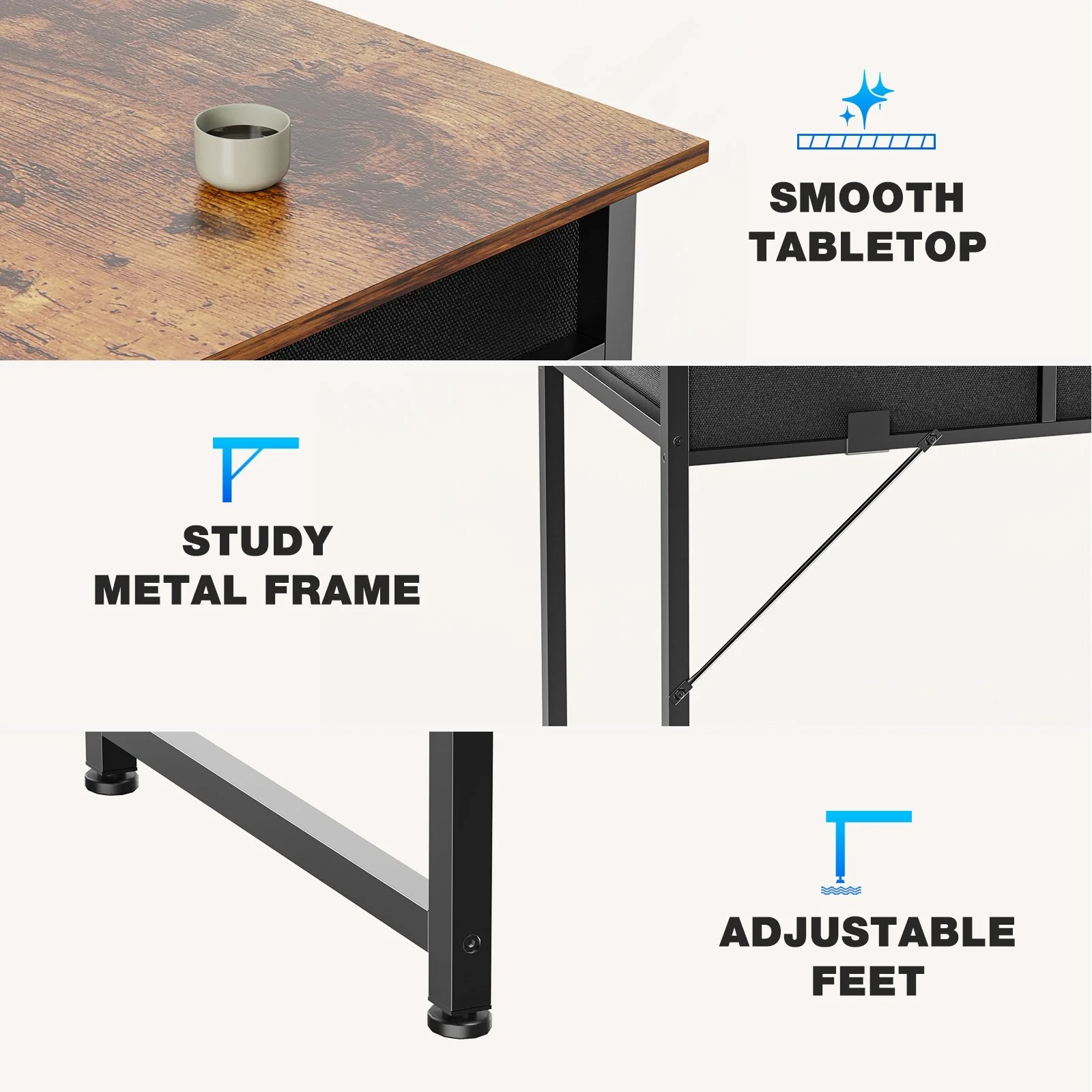 Computer Desk Small Home Office Bedroom Writing Study PC Table