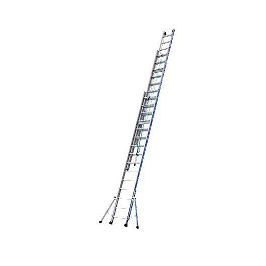 Echelle PLATINIUM 300 coulisse à corde 3 plans 13,39 m 3x18 échelons 02433318 Tubesca