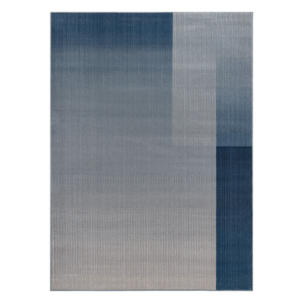 Dywan wełniany NAIN Geometryczny 7710/51644 beż / niebieski 80x150 cm