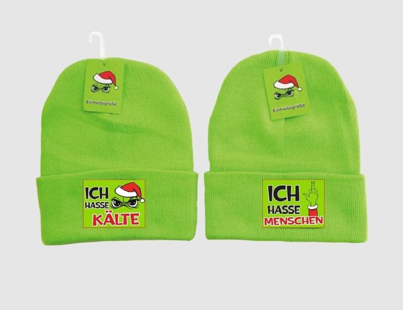 Mütze Festtagsmuffel Grün