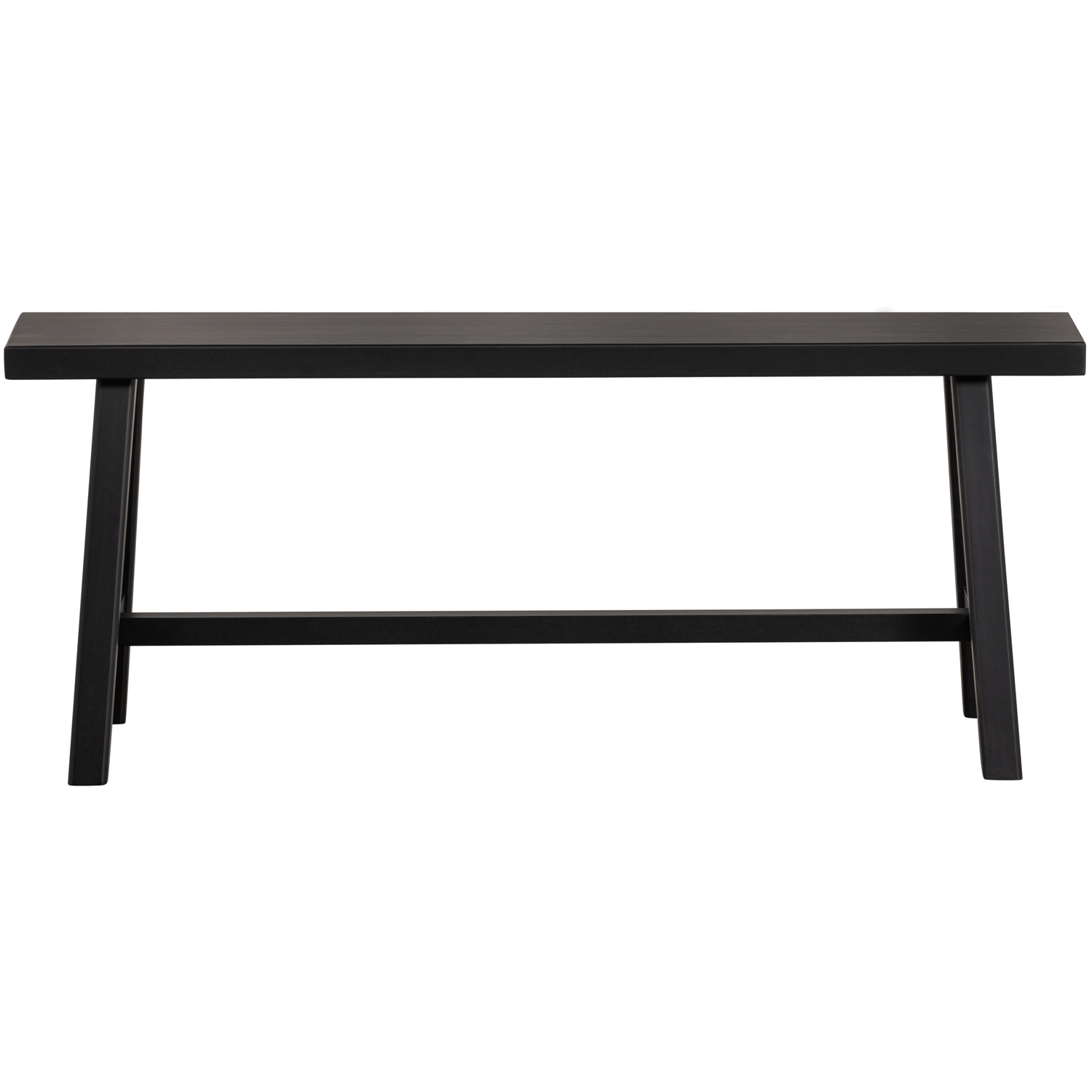 WOOOD bankje Imme - Grenen - Zwart - 45x110x35