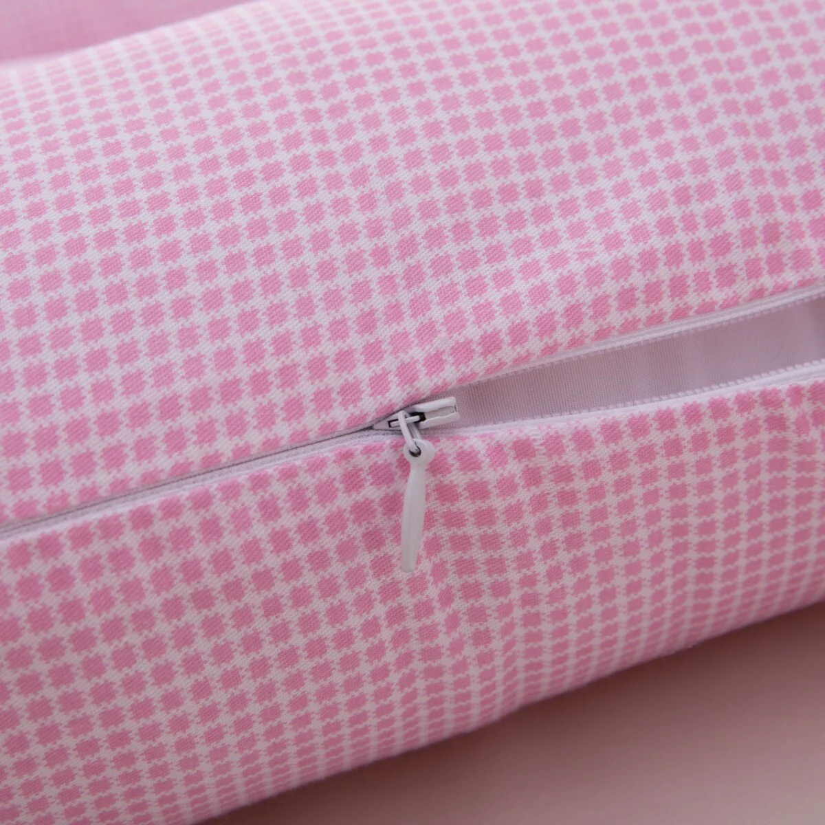 Portable Infant Lounger Bassinet Nest Bed Co-Sleeping Pink Gingham