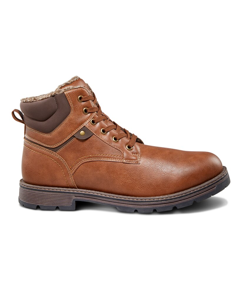 Denver Hayes Men's Gatineau Warm Fleece Lined Lace Up Casual Boots