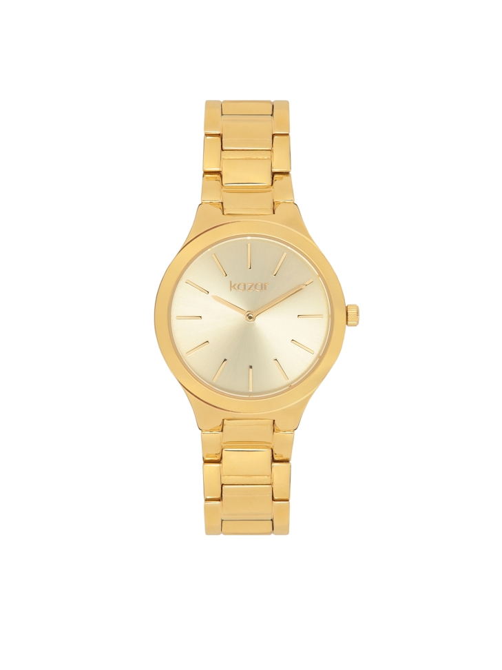 Women's watch on a gold-colored bracelet