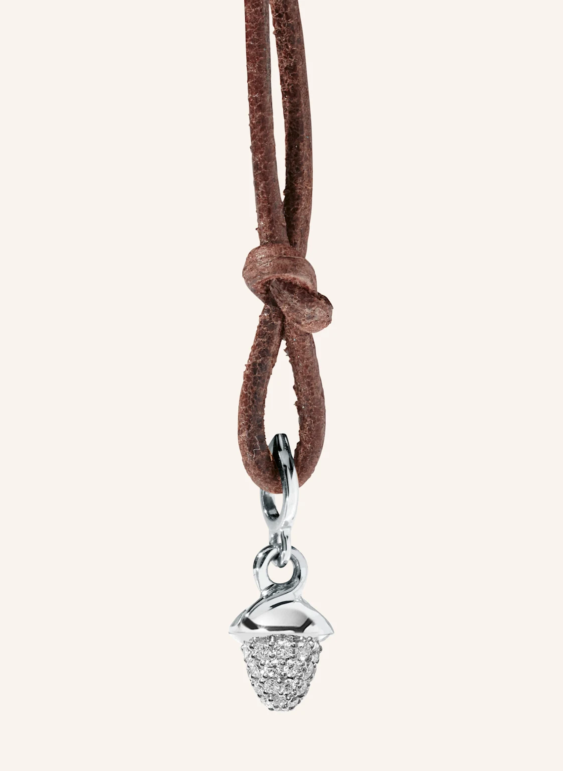 TAMARA COMOLLI Anhänger PENDANT MINIMIKADO DIAMOND PAVÉ 18K Weißgold
