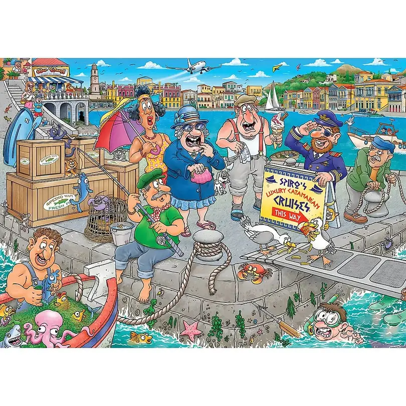 Puzzle 1000er-Set Wasgij Original 47