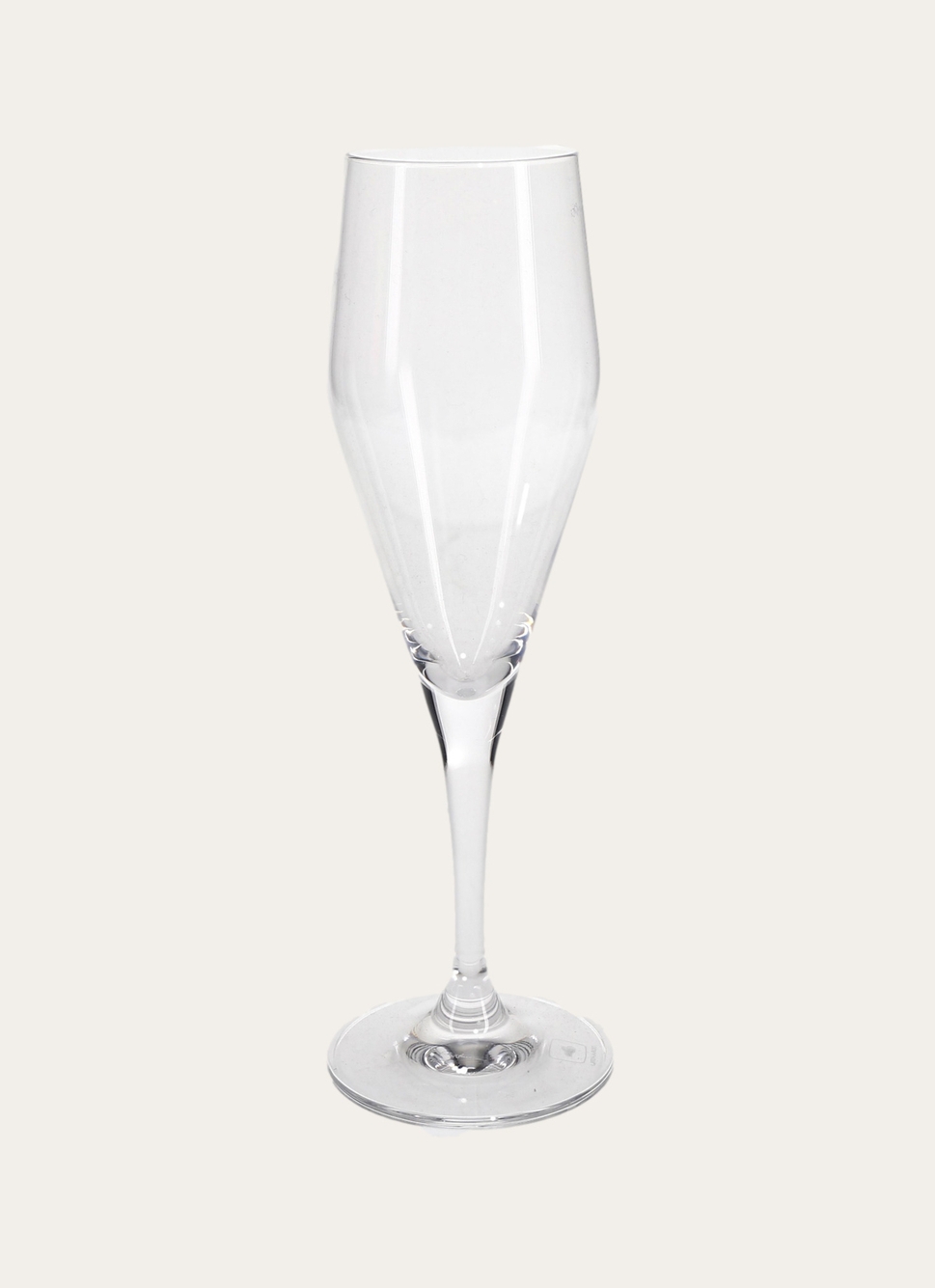 FLUTE EN CRISTALLIN TRANSPARENT