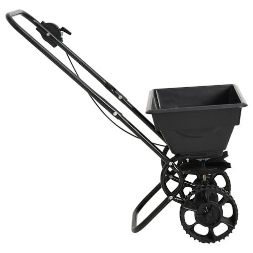 NNEVL Walk Behind Salt Spreader PVC and Steel 92x46x70 cm 15 L