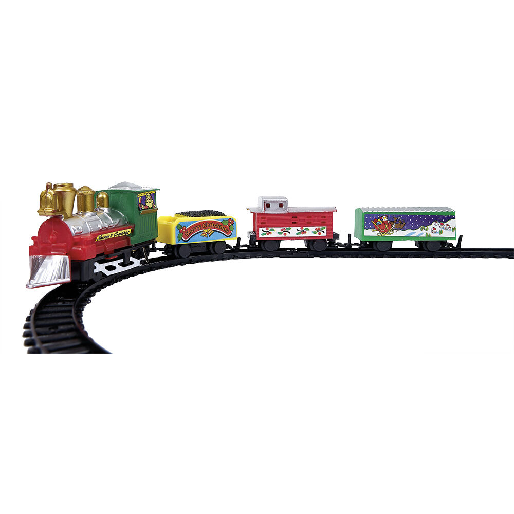 Train de No&euml;l électrique 4 wagons