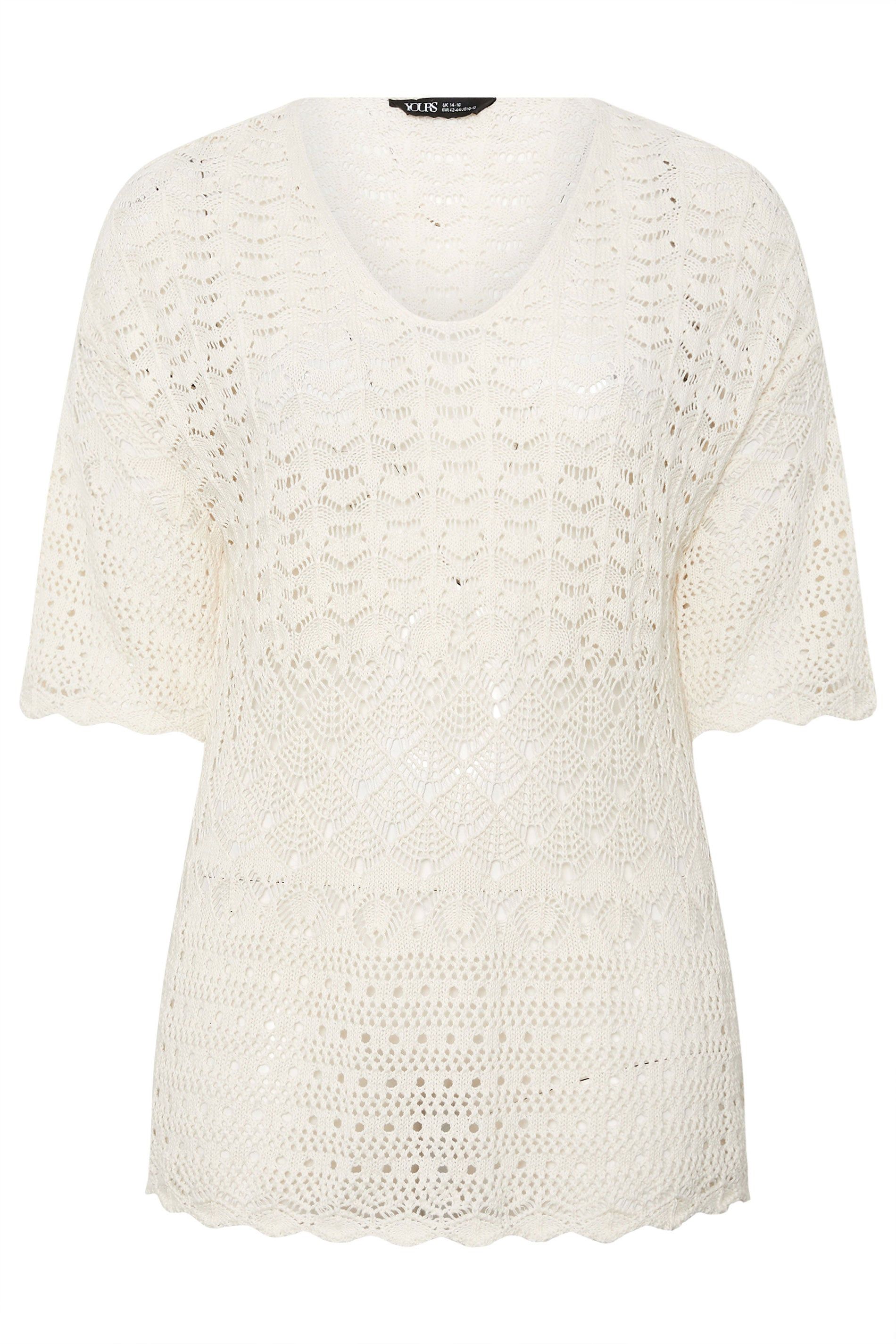 Yours Crochet V-Neck Top