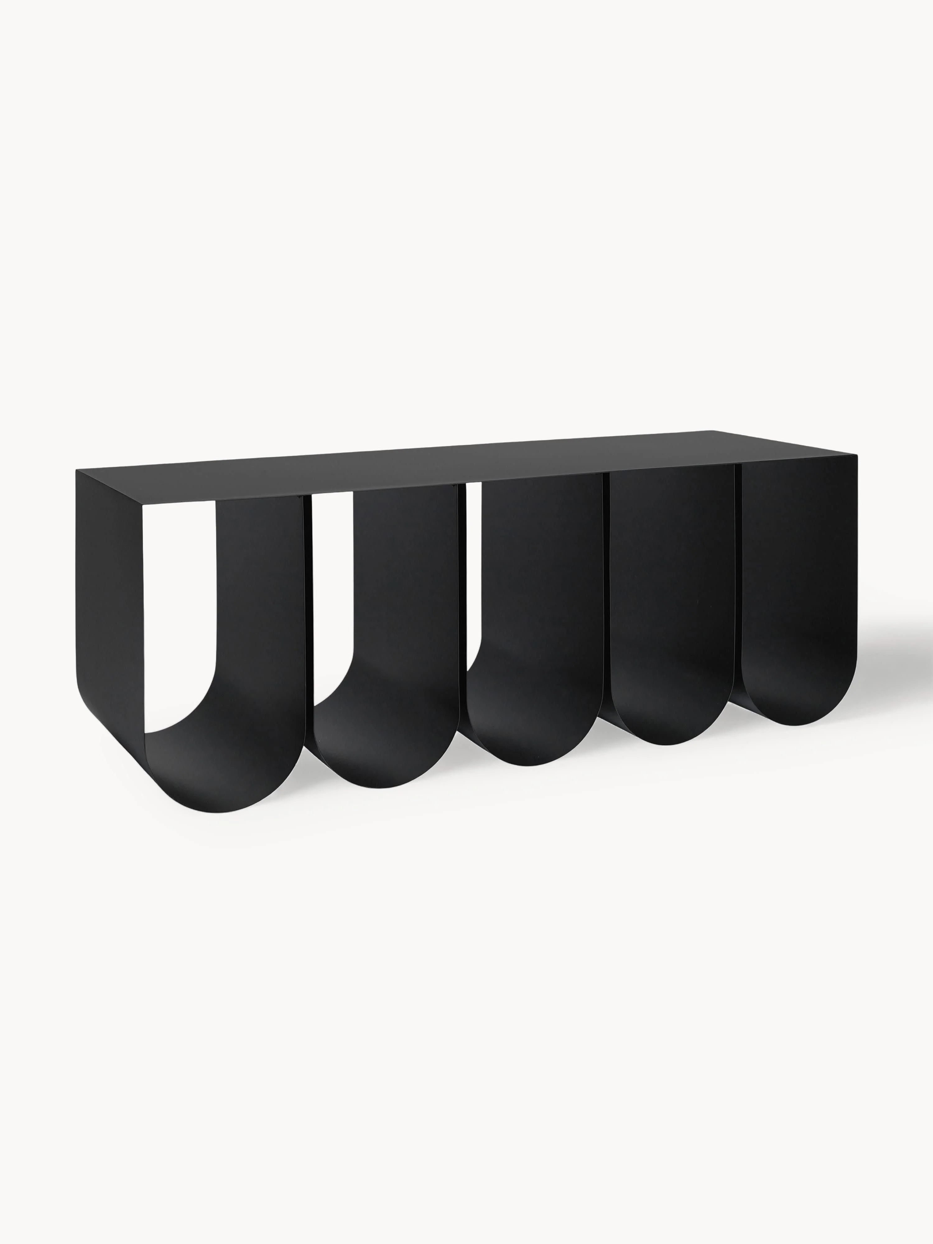 Metall-Sitzbank Curved