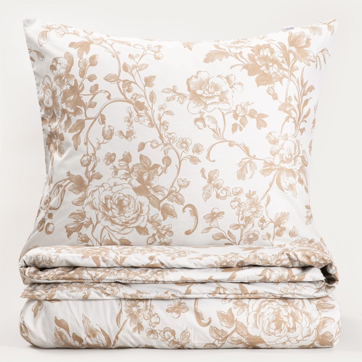 Pościel ELENA z mikrofibry z delikatnym wzorem w kwiaty 160x200   2*70x80 cm