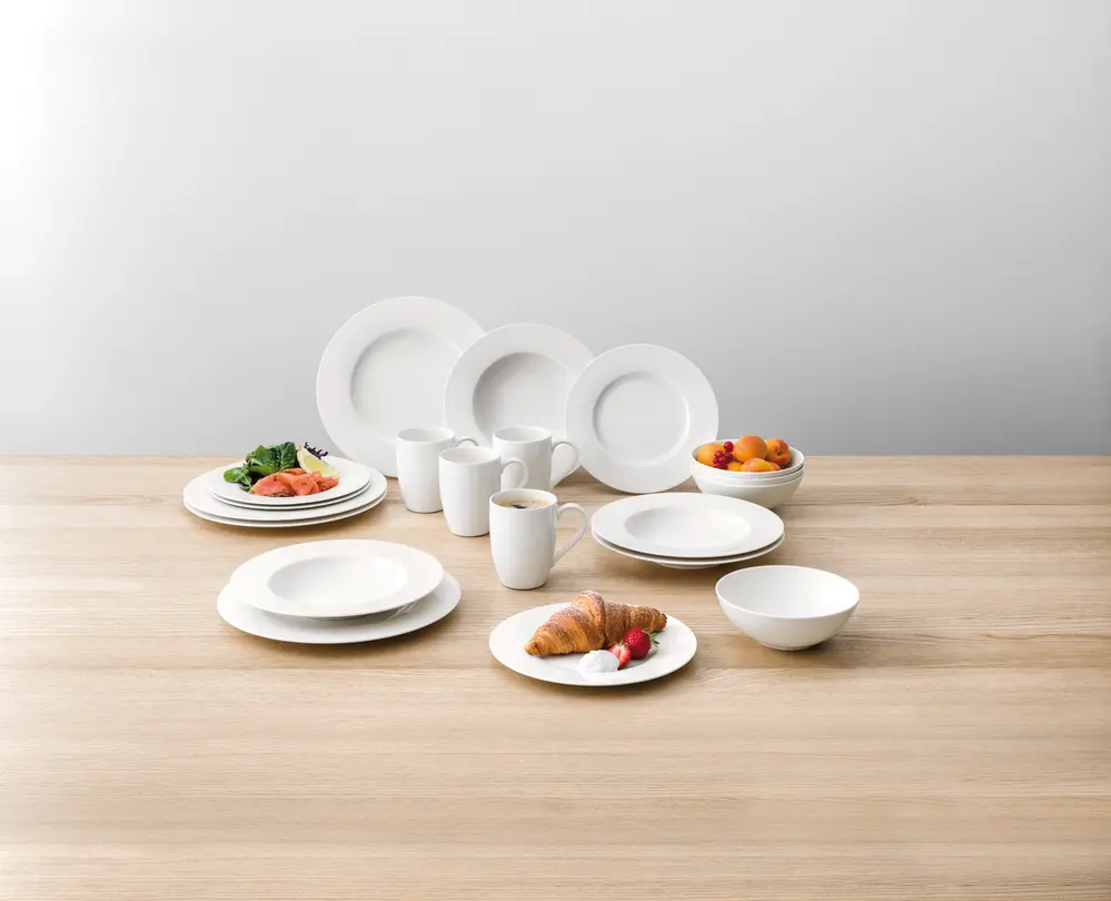 Geschirrset 20-teilig Basic White