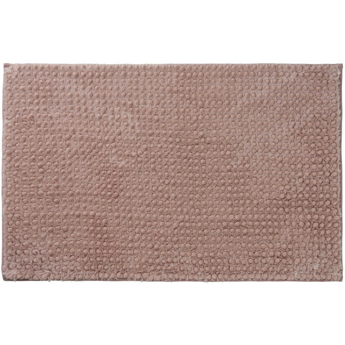 SOFTY - Tapis de bain en polyester uni rose 50x80cm