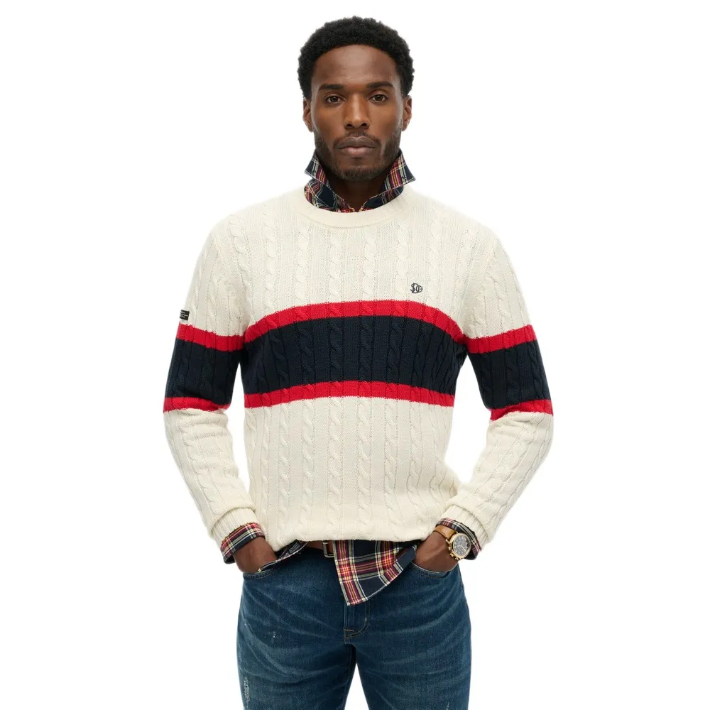 Superdry Stripe Cable sweater