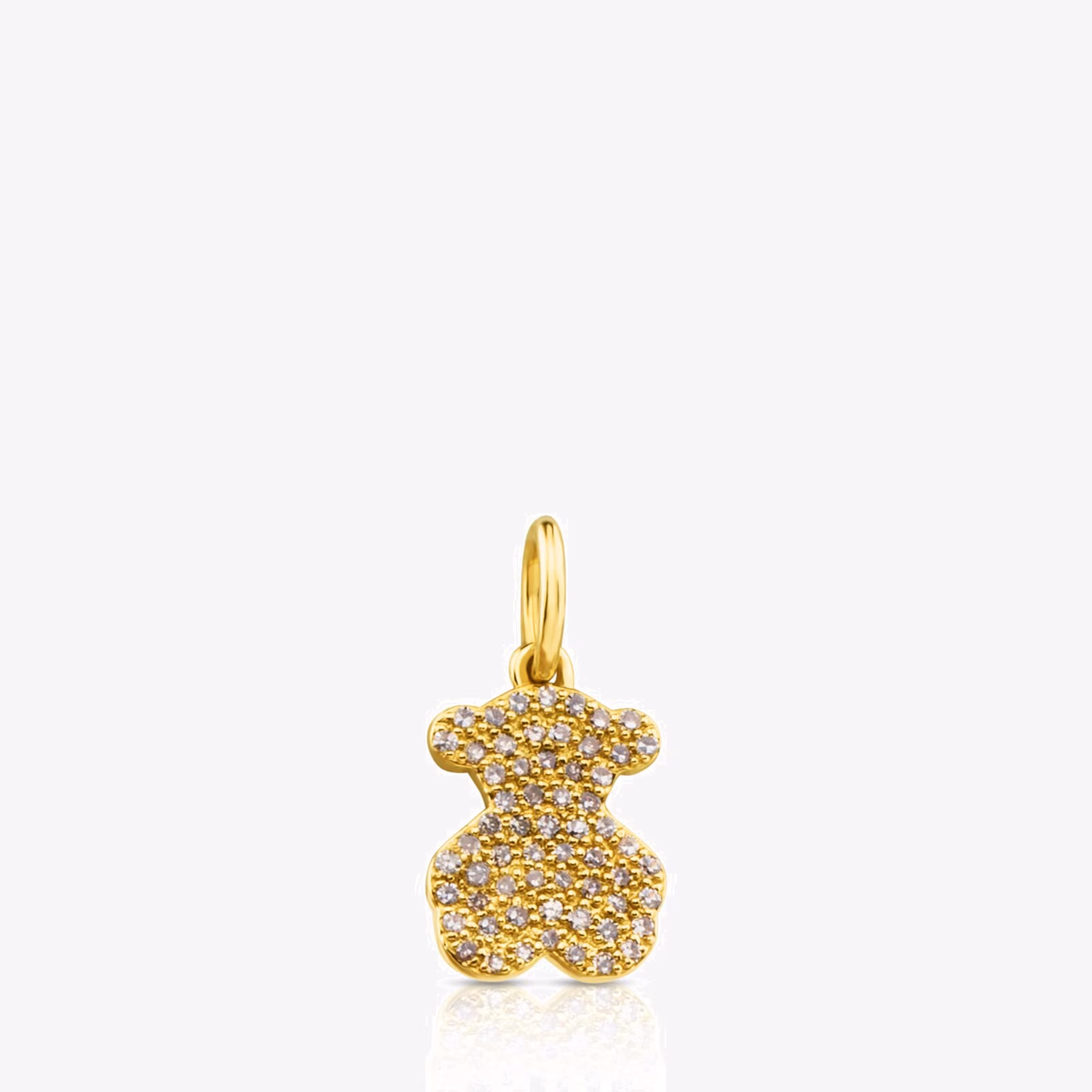 Colgante de oro con diamantes motivo oso 11mm Gem Power