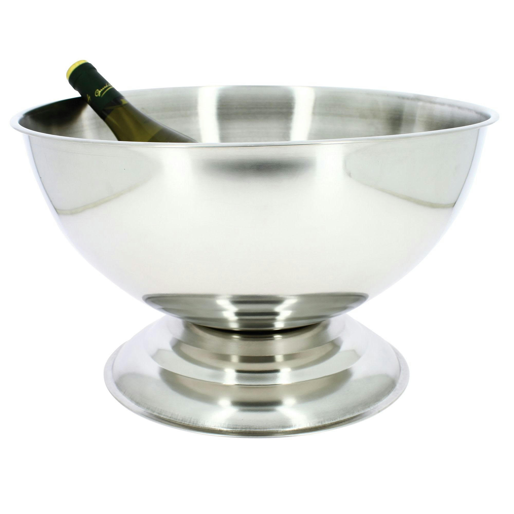 - Grand seau à champagne en inox Ø40cm
