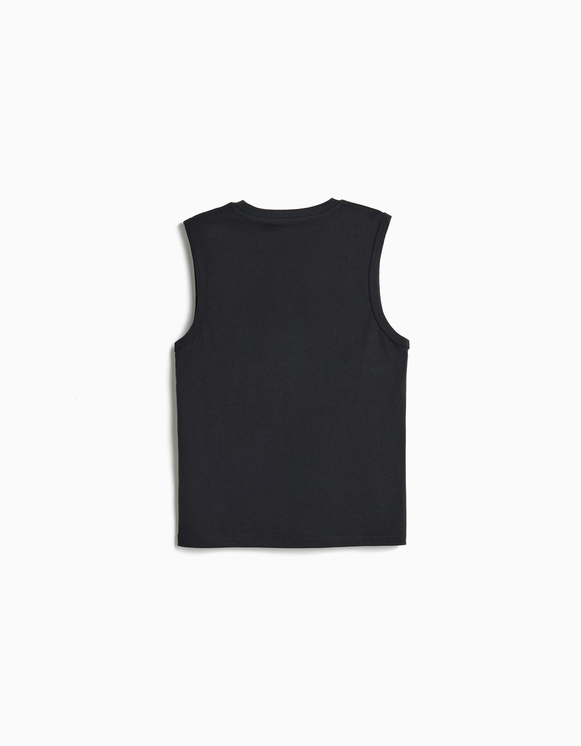 T-shirt Estampada, Menino, Preto